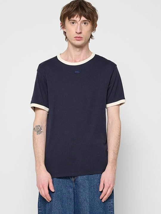 Zdjęcie produktu T-shirt basic Sandro niebieski