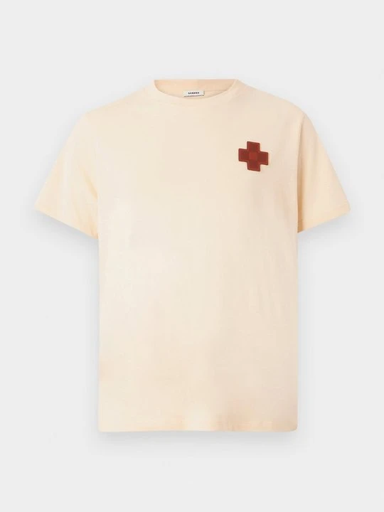 Zdjęcie produktu T-shirt basic Sandro beżowy