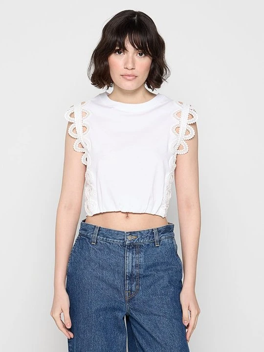 Zdjęcie produktu T-shirt basic Sandro biały