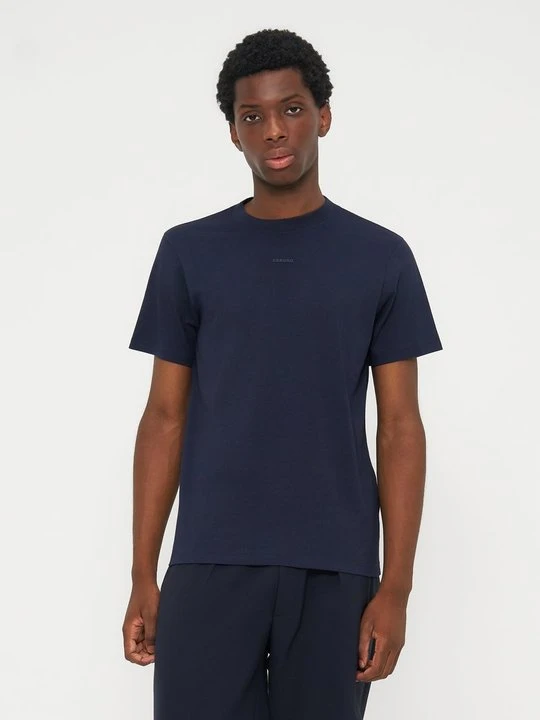 Zdjęcie produktu T-shirt basic Sandro granatowy