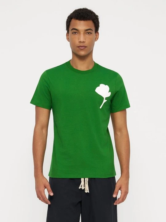 Zdjęcie produktu T-shirt basic Sandro butelkowa zieleń