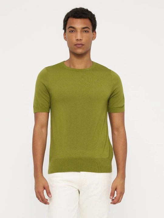 Zdjęcie produktu T-shirt basic Sandro zielony neon