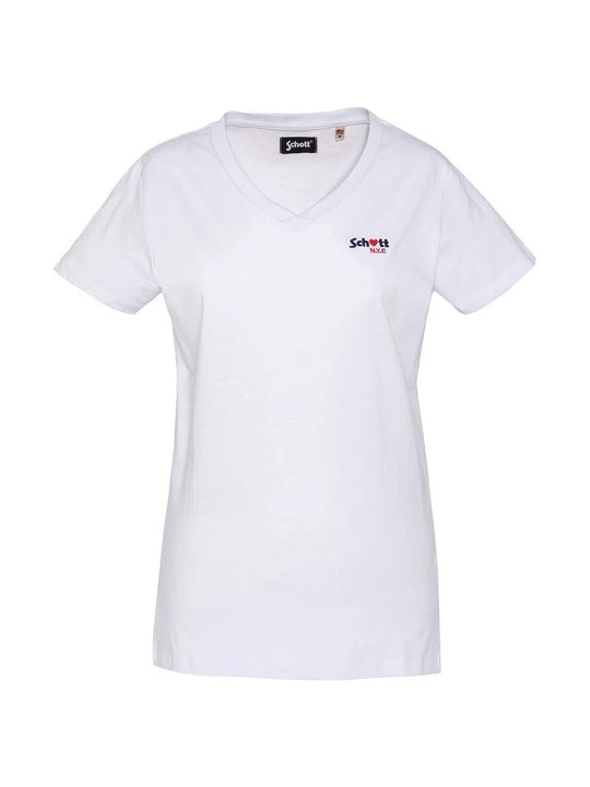 Zdjęcie produktu T-shirt basic Schott biały