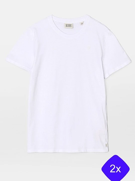 Zdjęcie produktu T-shirt basic Scotch & Soda biały