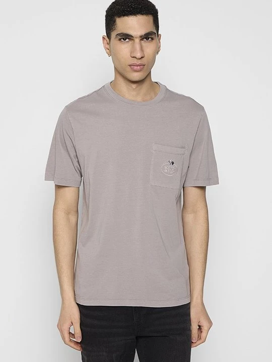 Zdjęcie produktu T-shirt basic Scotch & Soda szary