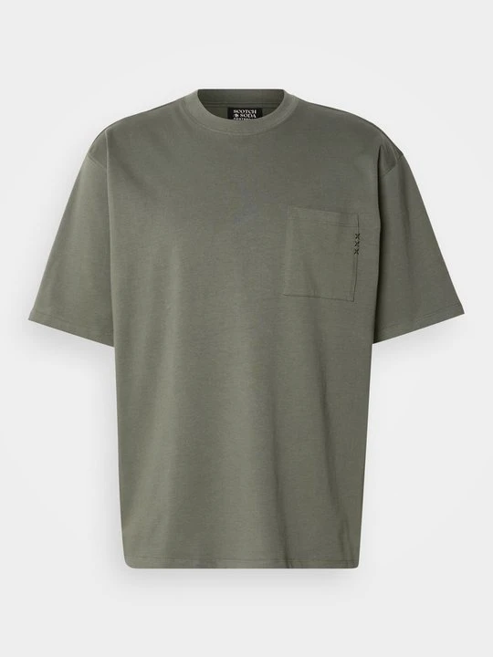 Zdjęcie produktu T-shirt basic Scotch & Soda khaki