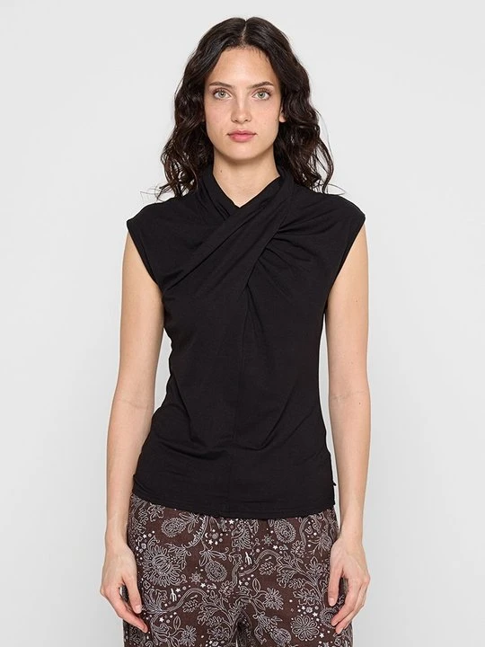 Zdjęcie produktu T-shirt basic Scotch & Soda czarny