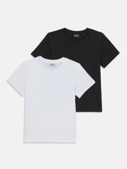 Zdjęcie produktu T-shirt basic Scotch & Soda czarny