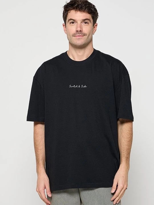 Zdjęcie produktu T-shirt basic Scotch & Soda antracytowy