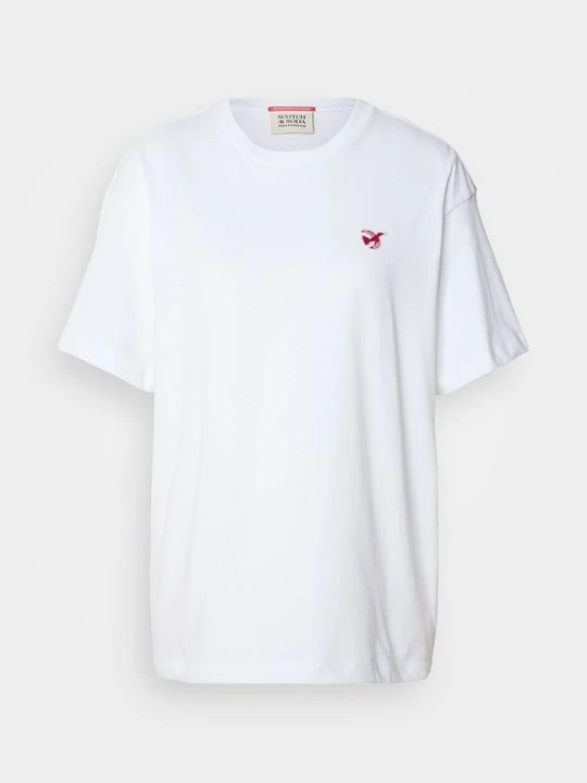 Zdjęcie produktu T-shirt basic Scotch & Soda biały