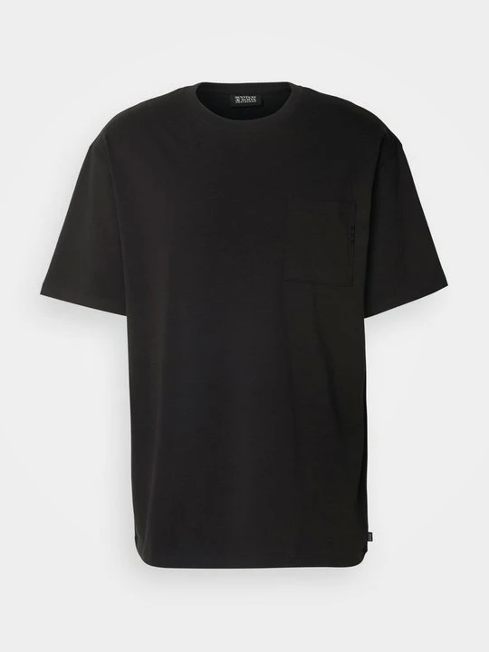 Zdjęcie produktu T-shirt basic Scotch & Soda czarny