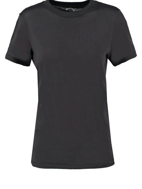 Zdjęcie produktu T-shirt basic Selected czarny