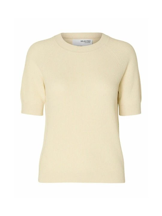 Zdjęcie produktu T-shirt basic Selected mleczny