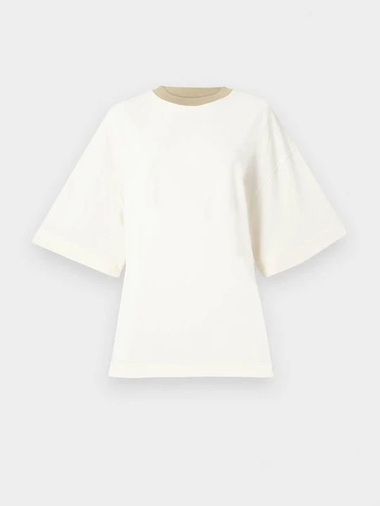 Zdjęcie produktu T-shirt basic Selected mleczny