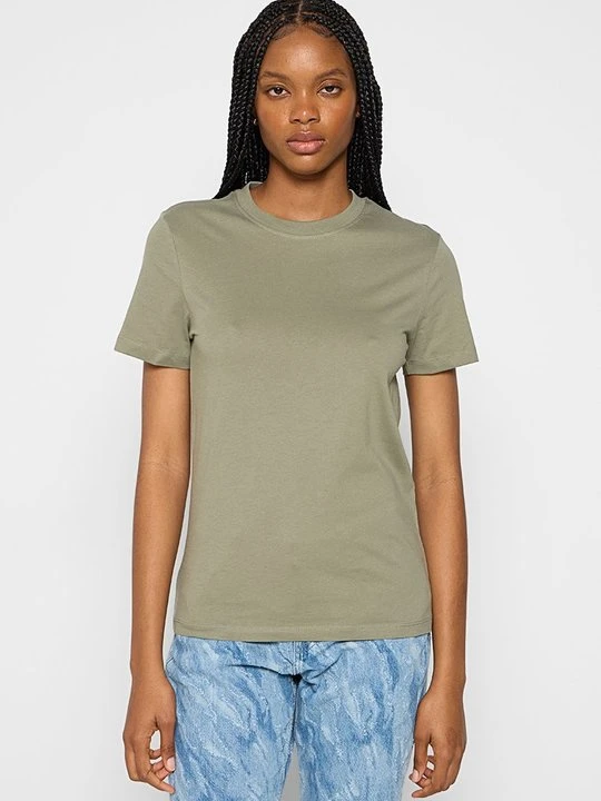Zdjęcie produktu T-shirt basic Selected oliwkowy