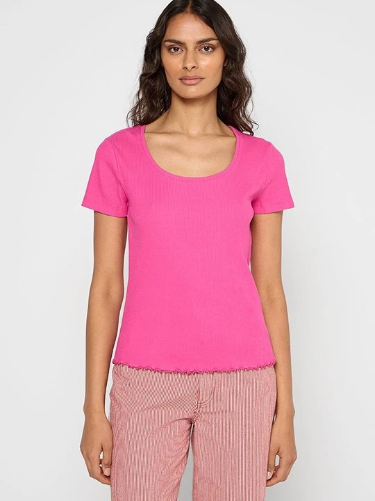 Zdjęcie produktu T-shirt basic Selected różowy