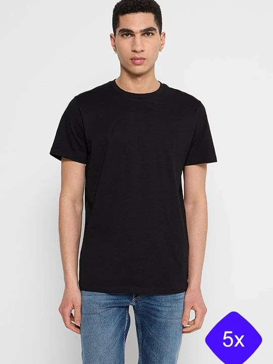 Zdjęcie produktu T-shirt basic Selected czarny