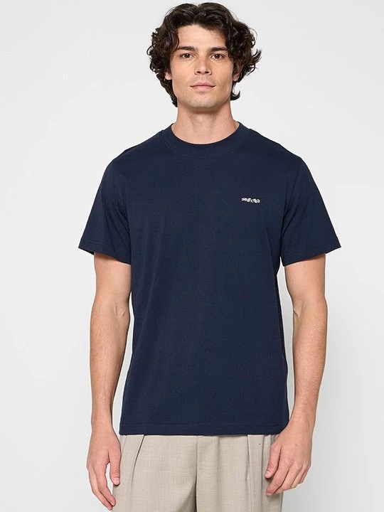 Zdjęcie produktu T-shirt basic Selected granatowy