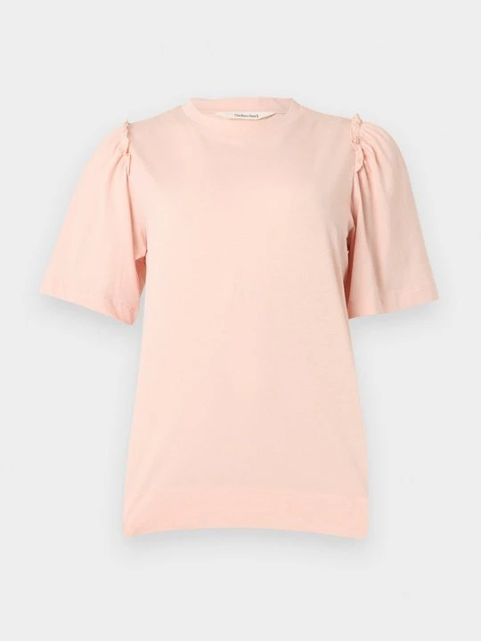 Zdjęcie produktu T-shirt basic Selected jasnoróżowy
