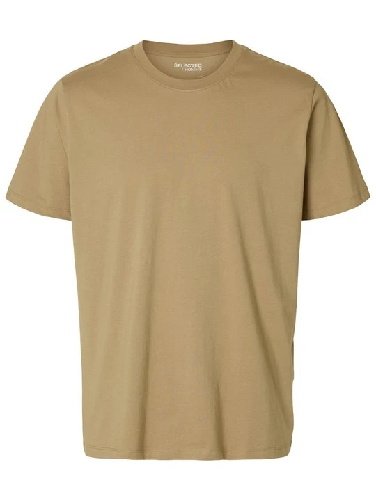 Zdjęcie produktu T-shirt basic Selected beżowy