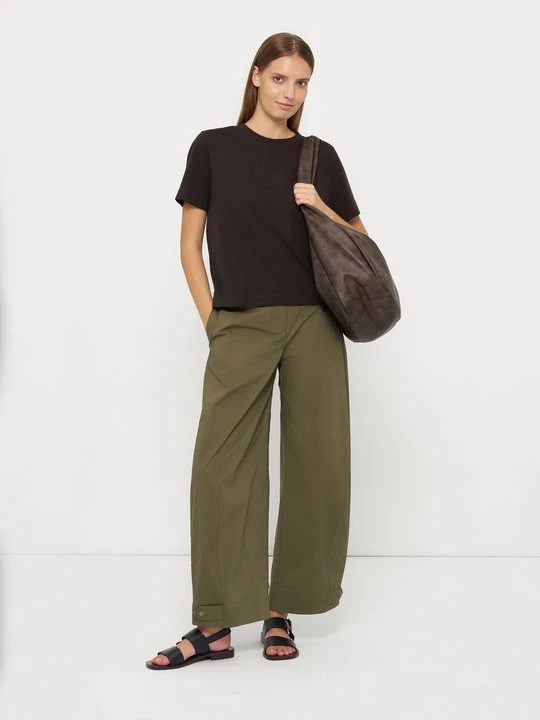 Zdjęcie produktu T-shirt basic Selected brązowy