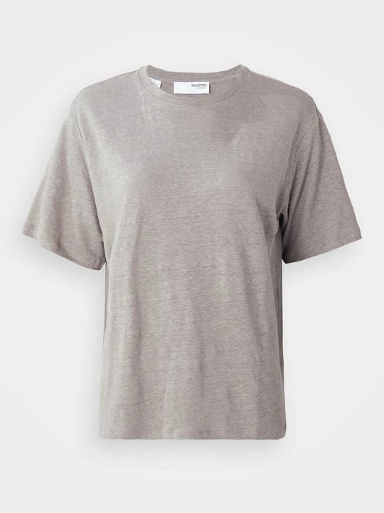 Zdjęcie produktu T-shirt basic Selected oliwkowy