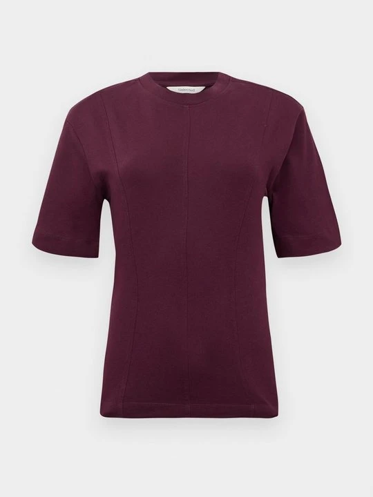 Zdjęcie produktu T-shirt basic Selected ciemnoliliowy