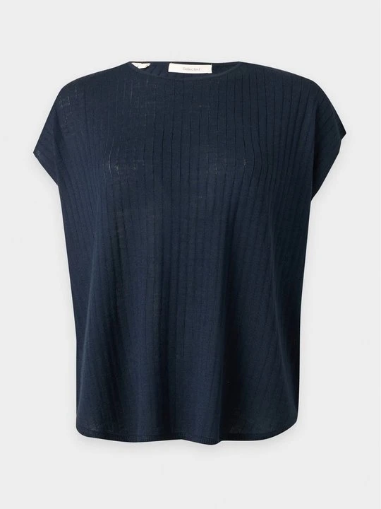Zdjęcie produktu T-shirt basic Selected granatowy