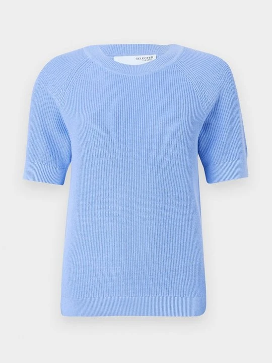 Zdjęcie produktu T-shirt basic Selected niebieski