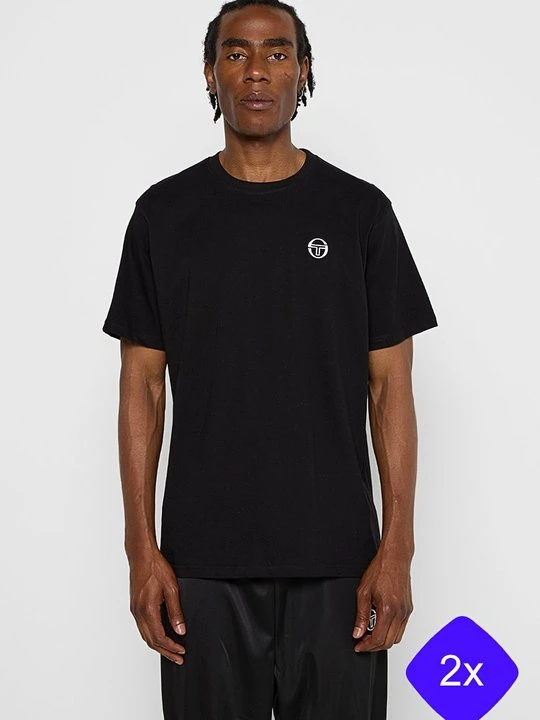 Zdjęcie produktu T-shirt basic Sergio Tacchini czarny