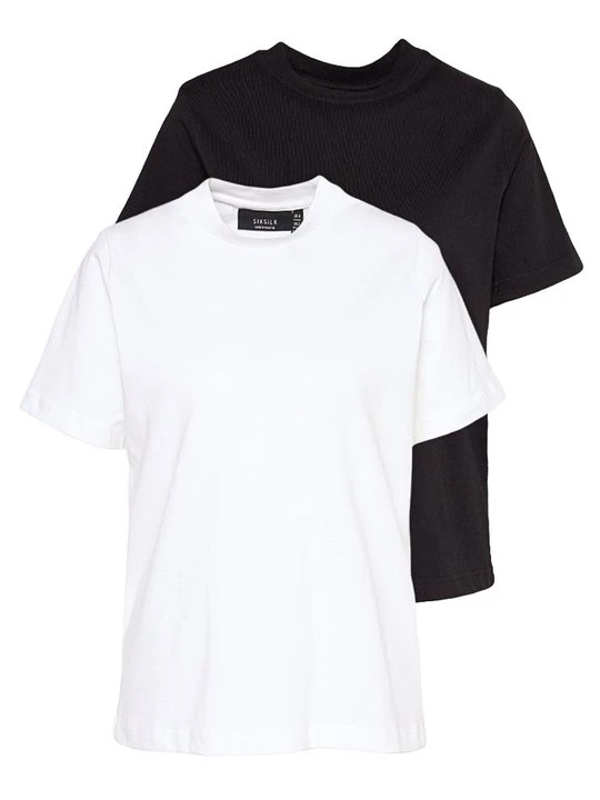 Zdjęcie produktu T-shirt basic SikSilk biały