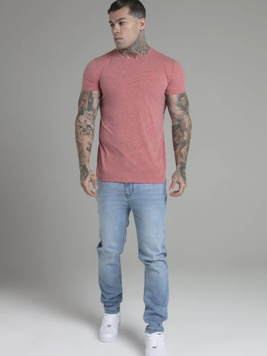 Zdjęcie produktu T-shirt basic SikSilk pomarańczowy