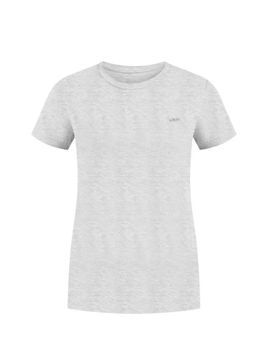 Zdjęcie produktu T-shirt basic Smilodox szary melanż