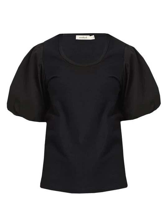 Zdjęcie produktu T-shirt basic Soaked in Luxury czarny
