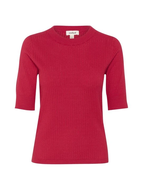Zdjęcie produktu T-shirt z nadrukiem Soaked in Luxury czerwony