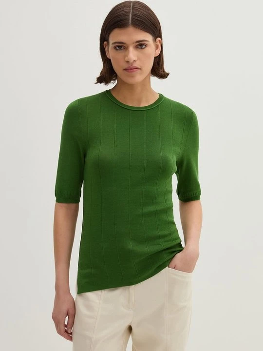 Zdjęcie produktu T-shirt basic Stefanel zielony