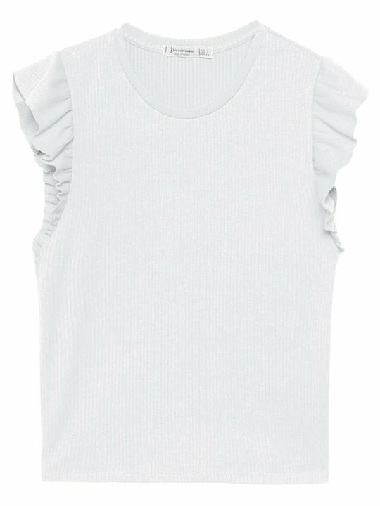 Zdjęcie produktu T-shirt basic Stradivarius biały