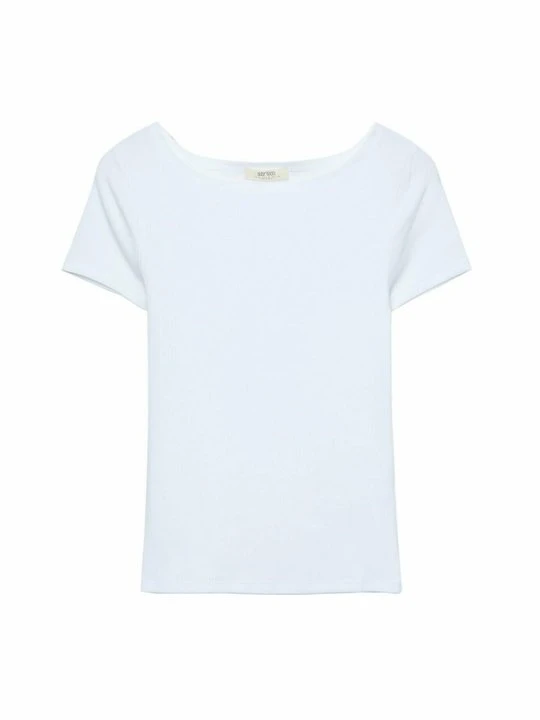 Zdjęcie produktu T-shirt basic Stradivarius biały