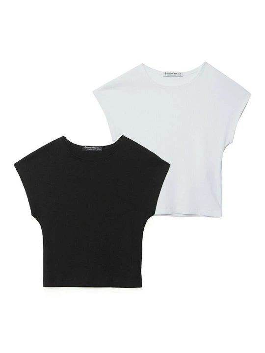 Zdjęcie produktu T-shirt basic Stradivarius biały