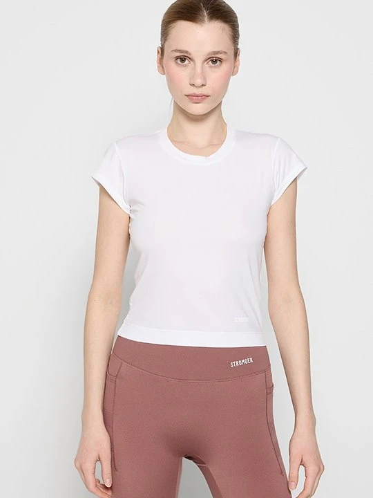 Zdjęcie produktu T-shirt basic Stronger biały
