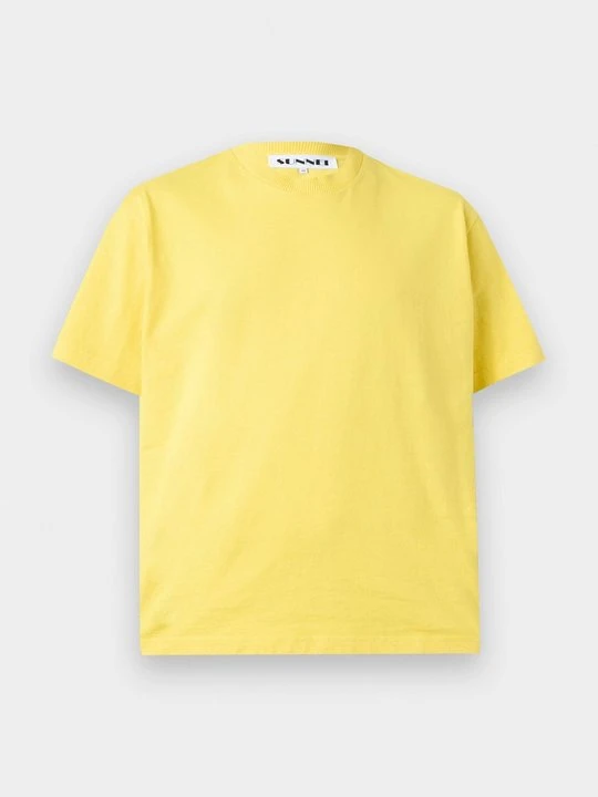 Zdjęcie produktu T-shirt basic Sunnei jasnożółty