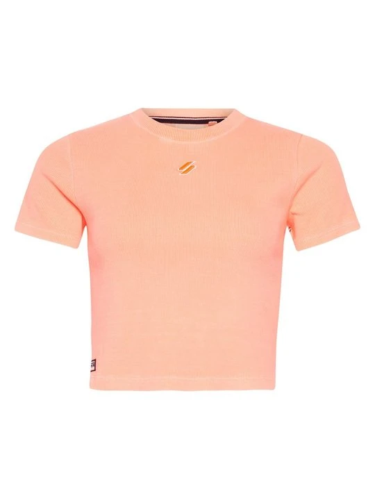 Zdjęcie produktu T-shirt basic Superdry koralowy