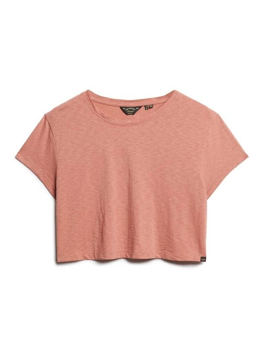 Zdjęcie produktu T-shirt basic Superdry różowy