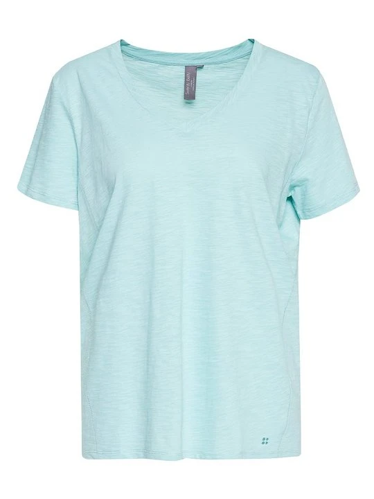 Zdjęcie produktu T-shirt basic Sweaty Betty turkusowy