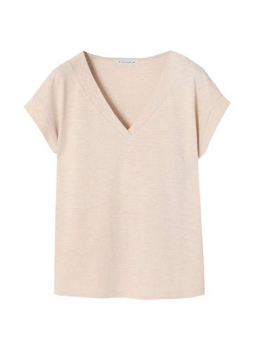 Zdjęcie produktu T-shirt basic Tatuum beżowy