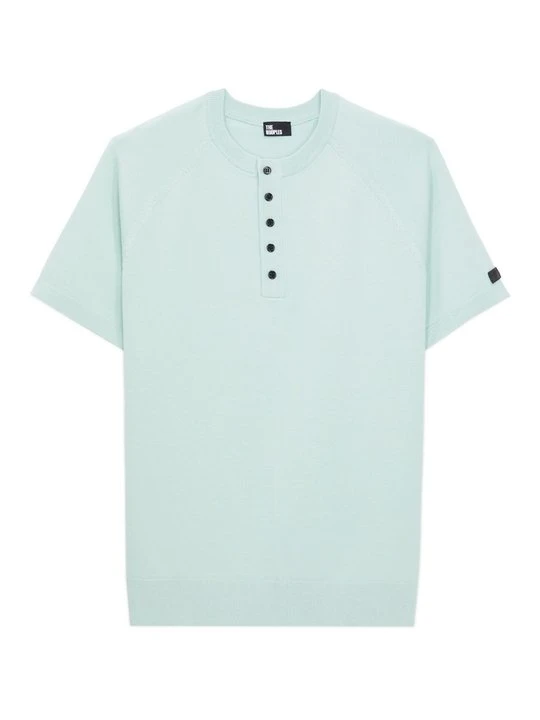 Zdjęcie produktu T-shirt basic The Kooples turkusowy