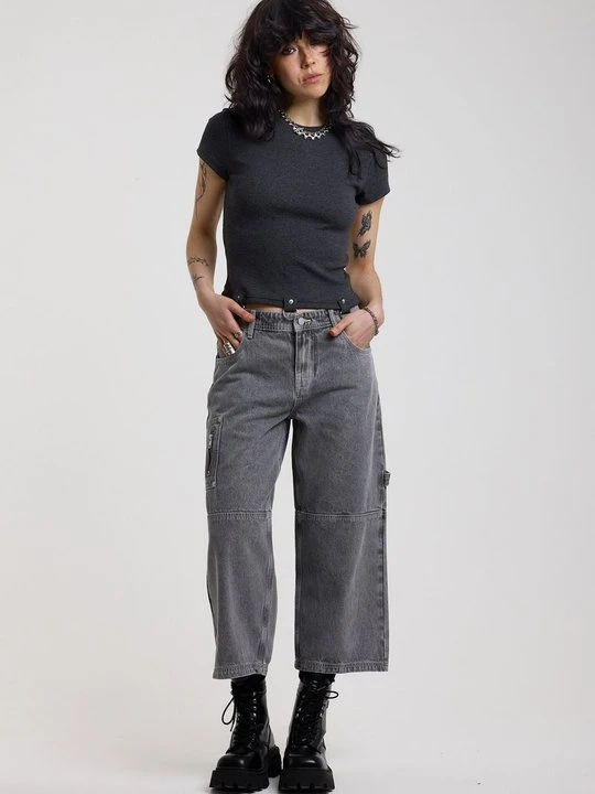 Zdjęcie produktu T-shirt basic The Ragged Priest szary