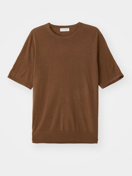 Zdjęcie produktu T-shirt basic Tiger Of Sweden jasnobrązowy