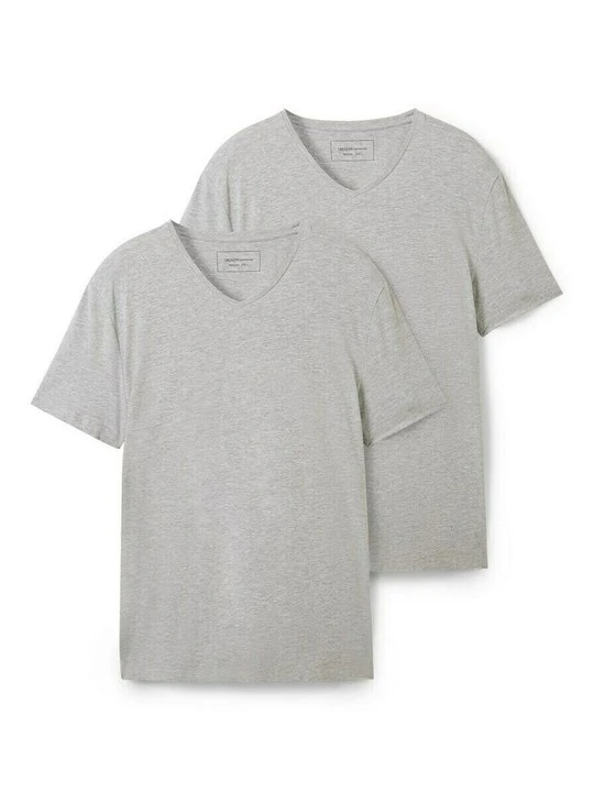 Zdjęcie produktu T-shirt basic Tom Tailor szary melanż