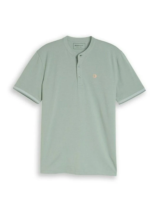 Zdjęcie produktu T-shirt basic Tom Tailor jasnozielony melanż